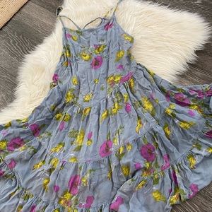 Free People Floral Mini Dress